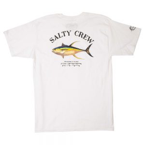 camiseta salty crew Ahi Mount S/S Tee - blanco