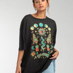 CAMISETA OVERSIZE INTO THE MYSTIC BILLABONG