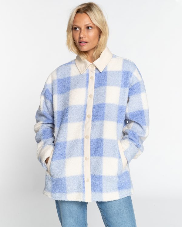 Best Story Billabong - Camisa-chaqueta polar para Mujer