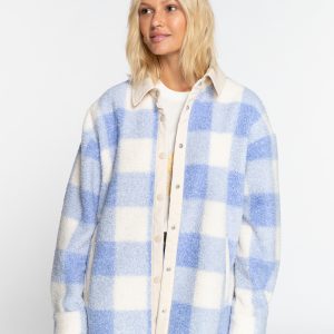 Best Story Billabong - Camisa-chaqueta polar para Mujer
