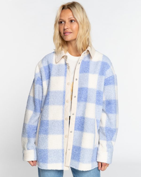 Best Story Billabong - Camisa-chaqueta polar para Mujer