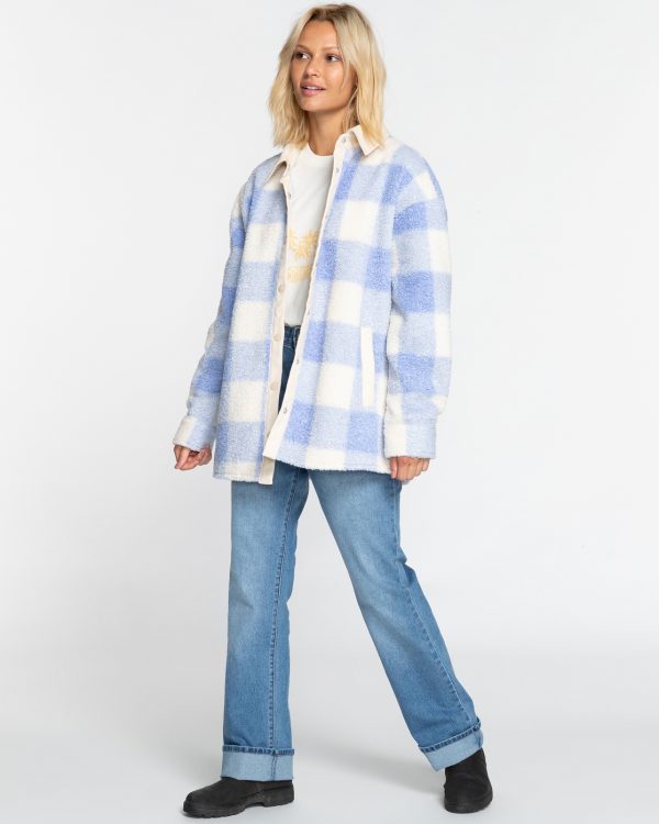 Best Story Billabong - Camisa-chaqueta polar para Mujer