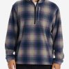 Boundary Billabong - Sudadera con Medio Cuello y Media Cremallera para Hombre