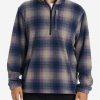 Boundary Billabong - Sudadera con Medio Cuello y Media Cremallera para Hombre