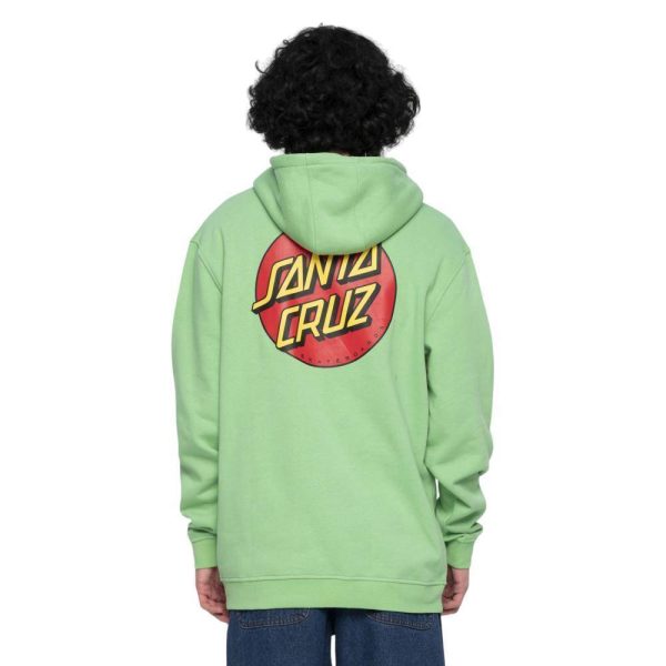 SUDADERA CLASSIC DOT CHEST APPLE MINT