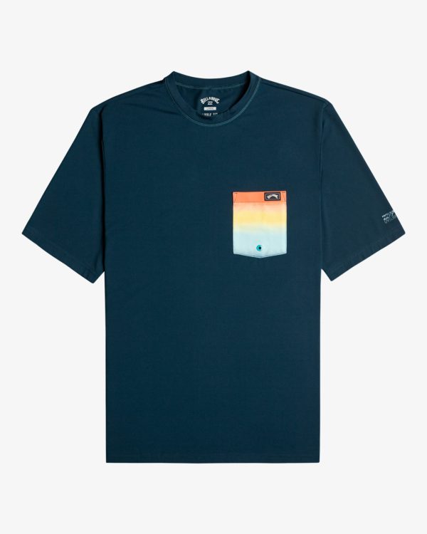 Team Pocket - Camiseta de surf de manga corta para Hombre BILLABONG
