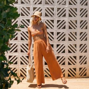 Follow Me - Pantalón con cintura elástica para Mujer