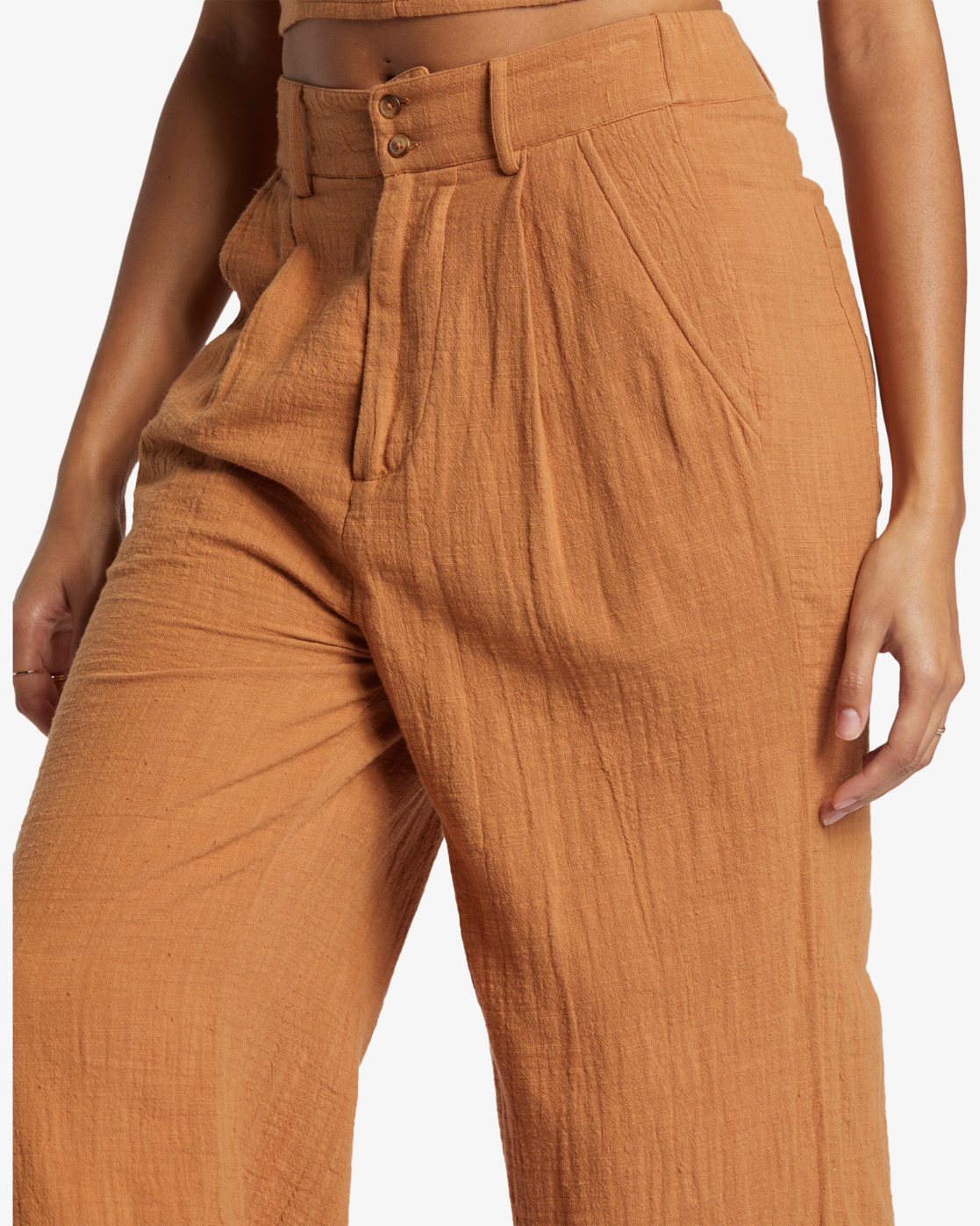 PANTALON LINO BILLABONG Tailor Made - Pantalón de pernera ancha para mujer PANTALON LINO BILLABONG Tailor Made - Pantalón de pernera ancha para mujer