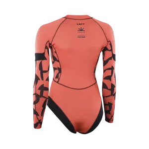 Traje de neopreno IOW Amaze Hot Shorty 1.5 LS con cremallera frontal para mujer